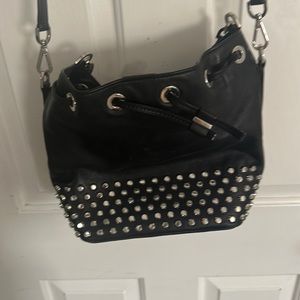 Black Michael Kors bucket bag
